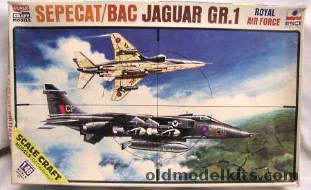 ESCI 1/48 Sepecat BAC Jaguar GR.1, SC-4034 plastic model kit